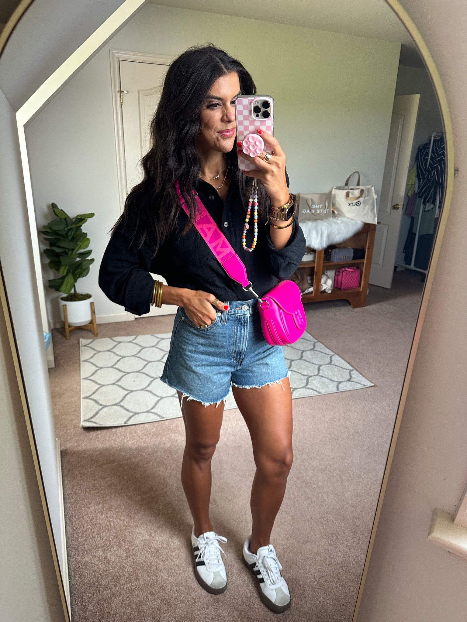 Size small in button up size 27 (sized up one) in shorts Sneakers tts

#LTKSeasonal #LTKFindsUnder100