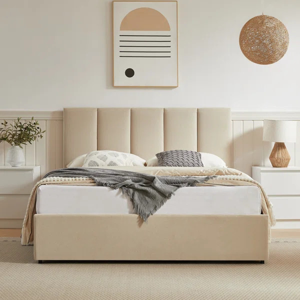 Juanetta Upholstered Platform Storage Bed with 4 Drawers | Wayfair North America