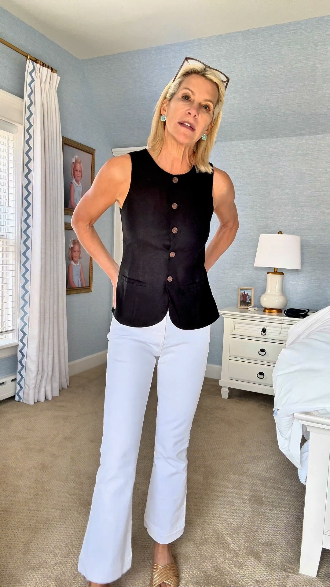 “Trending” for the second year in a row!

The vest outfit!

Love this one that I found because it fits well and it’s a great price.  Pairing it with my more “pricey” jeans and some cute sandals. Voila! 

Xoxo

#LTKFindsUnder50 #LTKOver40 #LTKStyleTip