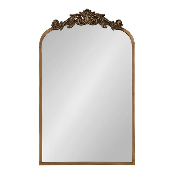 Arendahl Traditional Arch Decorative Wall Mirror Gold - Kate & Laurel All Things Decor | Target