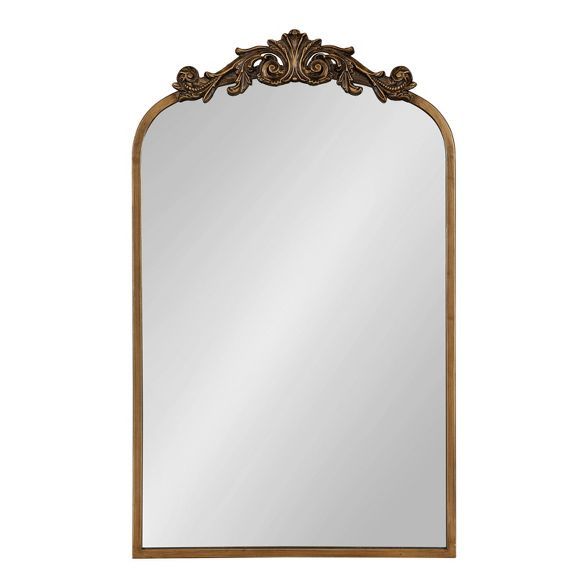 Arendahl Traditional Arch Decorative Wall Mirror Gold - Kate & Laurel All Things Decor | Target