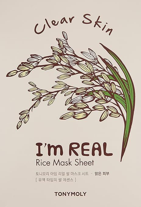 TONYMOLY Rice Sheet Mask, 10 Count - Hydrating Skin Treatment | Amazon (US)