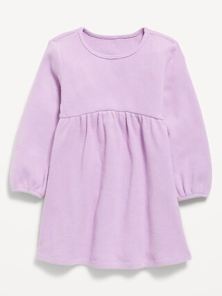 Long-Sleeve Waffle-Knit Dress for Toddler Girls | Old Navy (US)