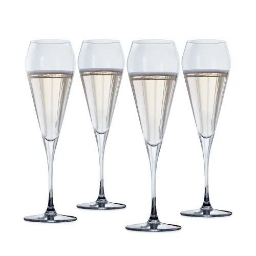 SPIEGELAU Willsberger Champagne Flute Glass Set of 4 in Clear at Nordstrom | Nordstrom