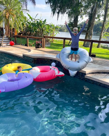 Squishmallows but make summer! We grabbed a bunch of these pool floats at Walmart and the boys had a BLAST.
#walmartpartner #walmartfinds @walmart




#LTKFamily #LTKKids #LTKFindsUnder50