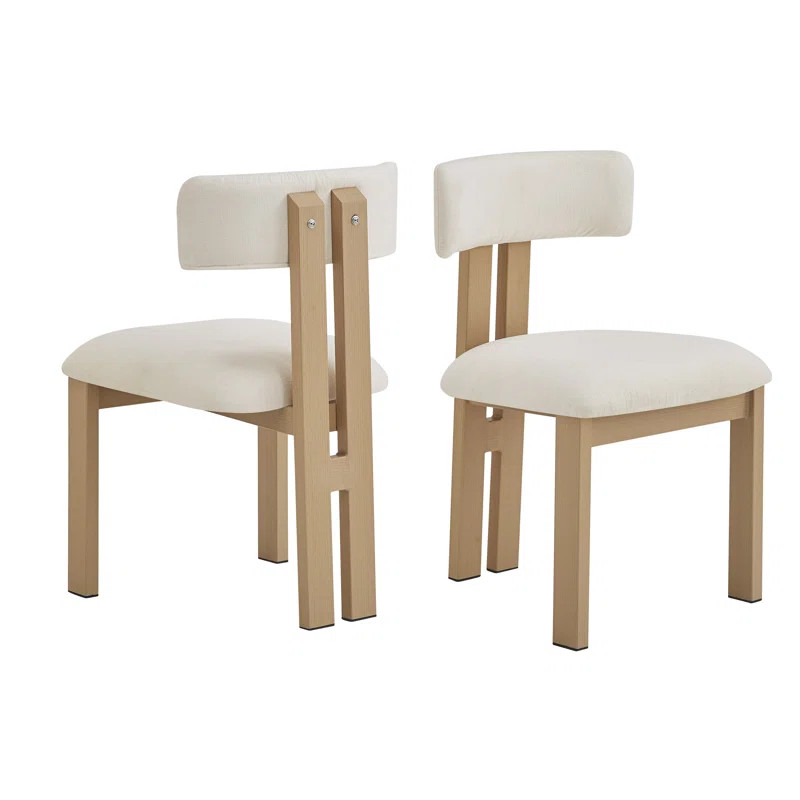 Latitude Run® Mathel Fabric Upholstered Dining Chairs | Wayfair | Wayfair North America