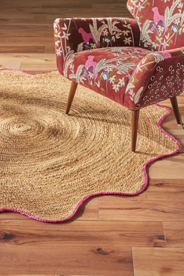 Scalloped Jute Hartley Rug | Anthropologie (US)