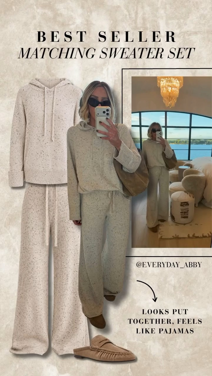 The most amazing lounge set I’ve ever put on! Very elevated looking /feeling .. perfect for doing weeekend life, travel, run errands