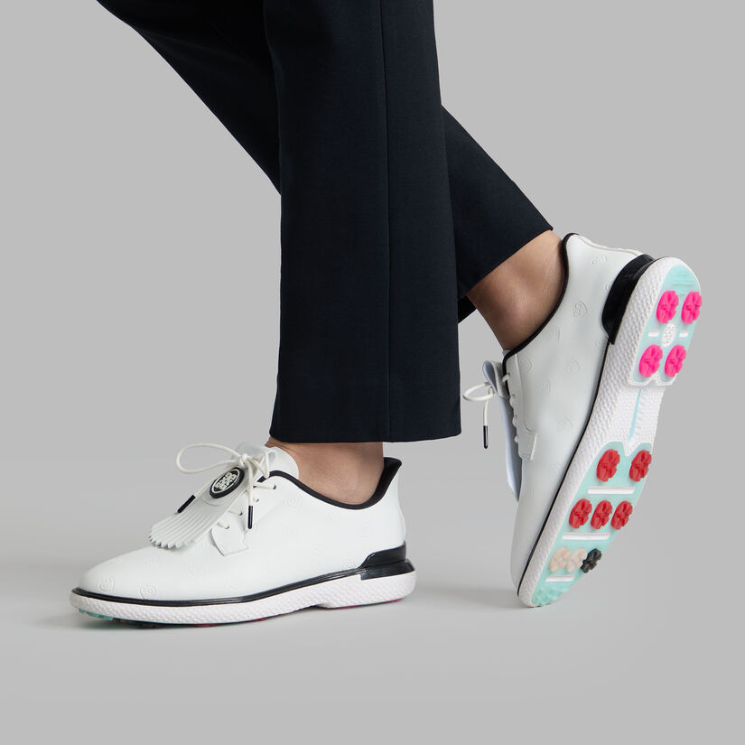 WOMEN'S LTD RELEASE GALLIVAN2R DEBOSSED HEART G'S KILTIE GOLF SHOE | WOMEN'S GOLF SHOES | G/FORE ... | G-Fore