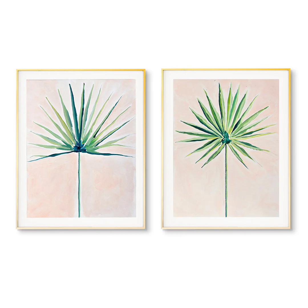 Best Fronds Pair by The Painted Katie Art Prints | Urban Garden Prints