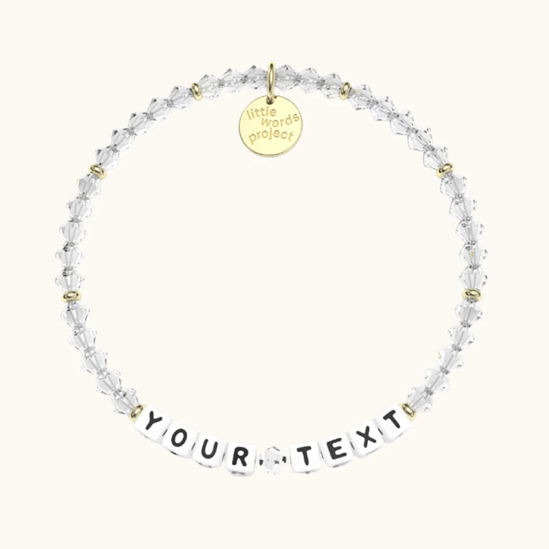 Custom Clear Crystal | Little Words Project