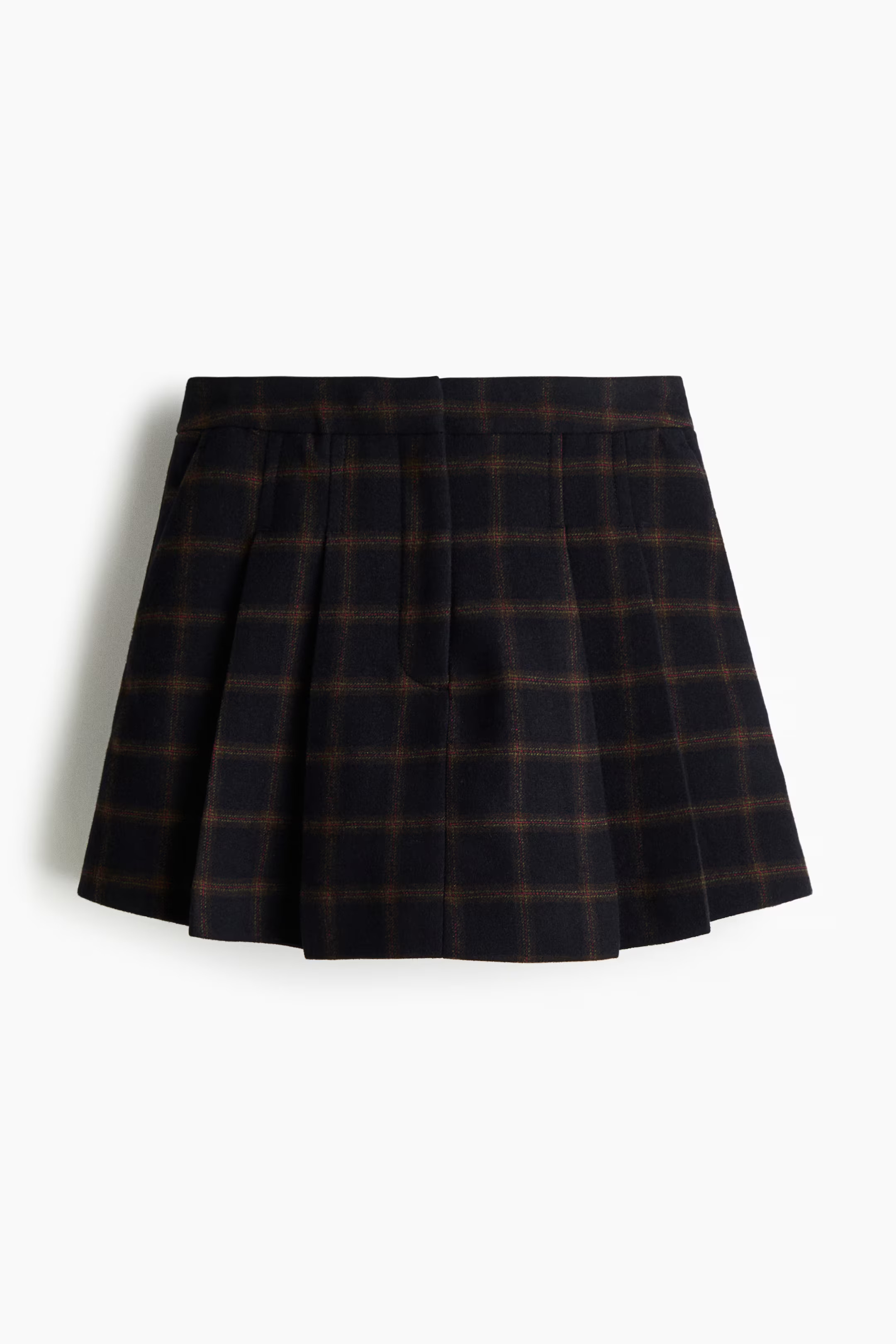 Pleated Wool-Blend Skort | H&M (US + CA)