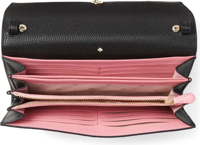 kate spade new york Roulette Leather Wallet on a Chain | Nordstrom | Nordstrom