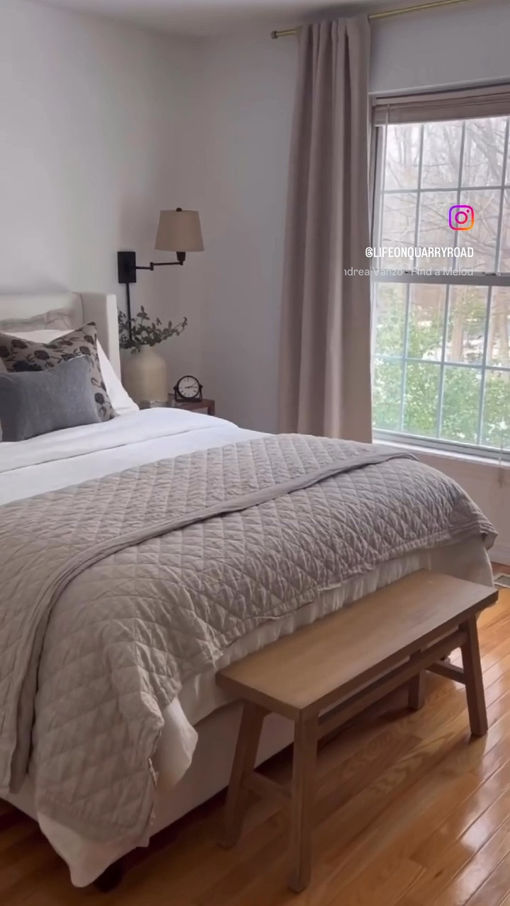 Bedroom
Pottery Barn
Bedding
Rug
Pillows
Curtains 

#LTKHome #LTKWatchNow #LTKOver40