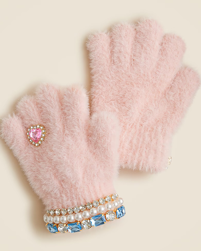 Super Smalls girls' embellished gloves | J. Crew US