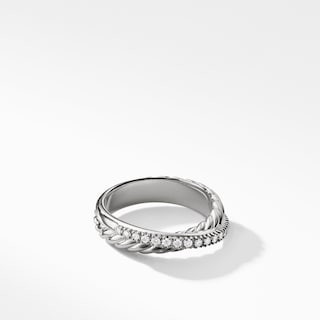 The Crossover Collection® Ring with Diamonds | David Yurman