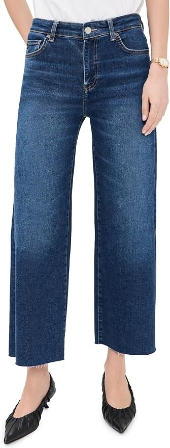 AG Adriano Goldschmied Women's Saige Wide Leg Crop Jeans | Amazon (US)