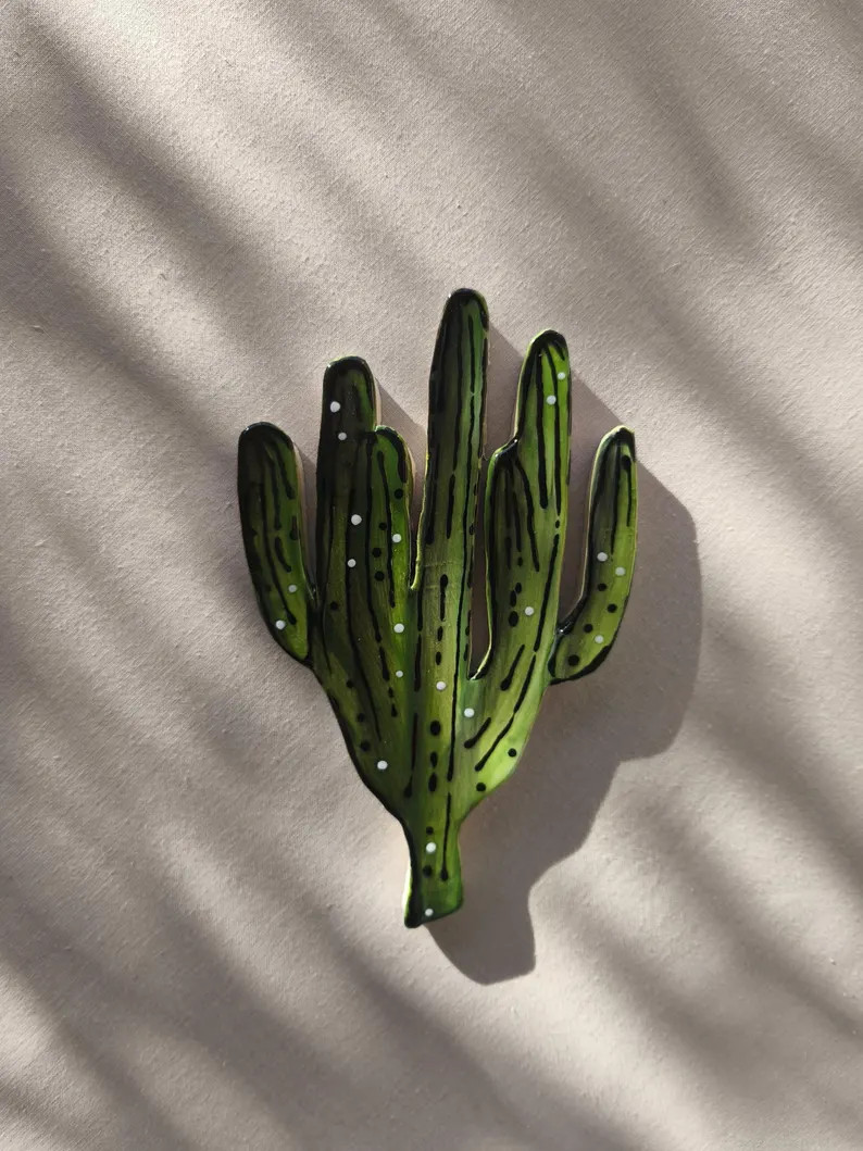 CACTUS - Handmade Ceramic Mosaic Tile - Etsy | Etsy (Global)