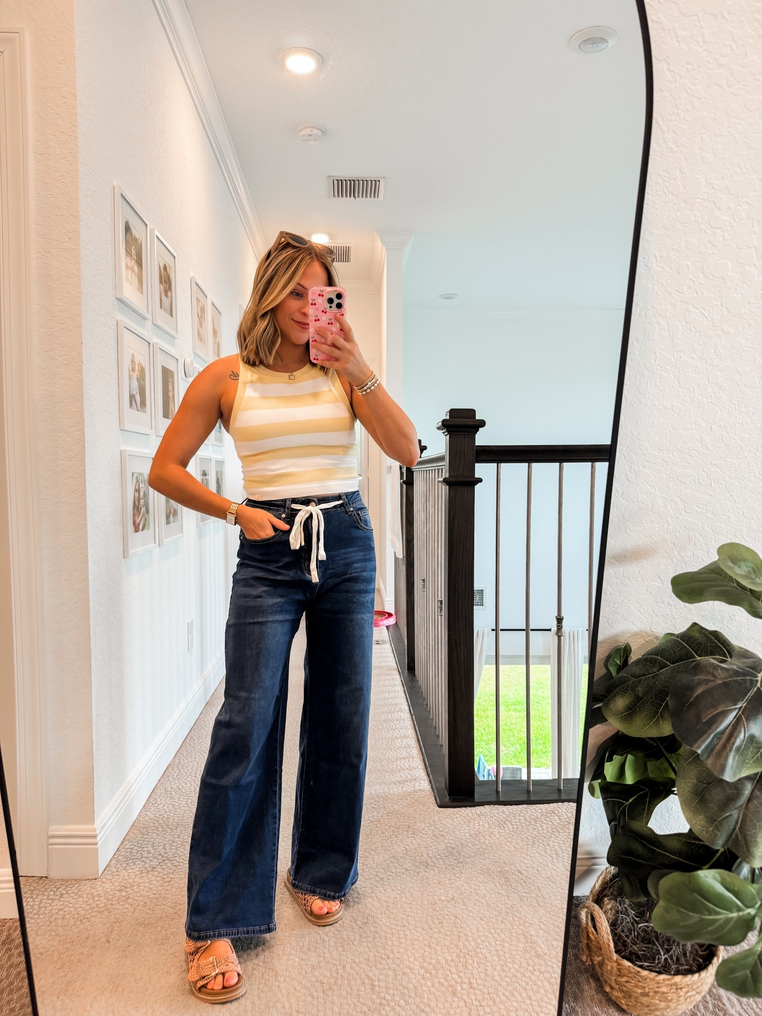 Another holy grail find on drawstring jeans anthro dupe! This time the dark wash I’ve been looking for for half the price! 
Wearing size 4 

#LTKFindsUnder50 #LTKStyleTip #LTKSeasonal