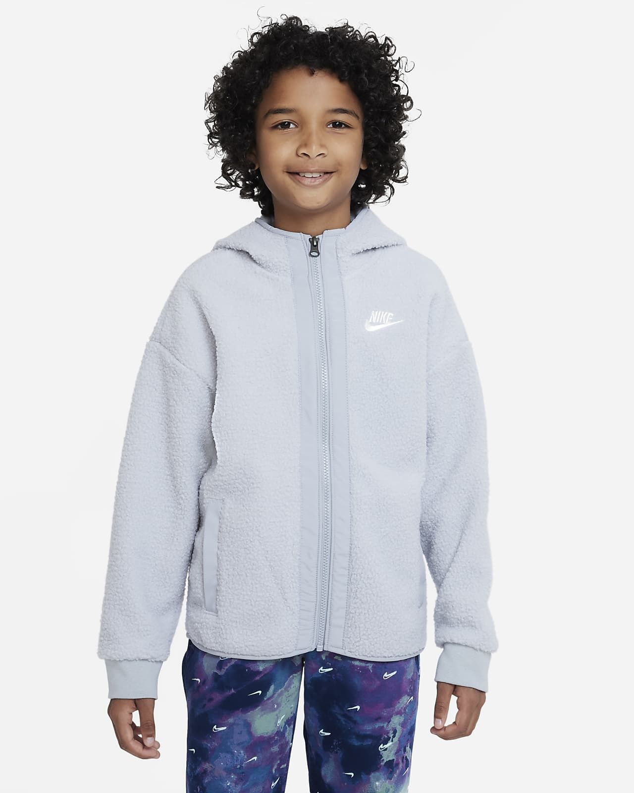 Big Kids' (Boys') Full-Zip Winterized Hoodie | Nike (US)