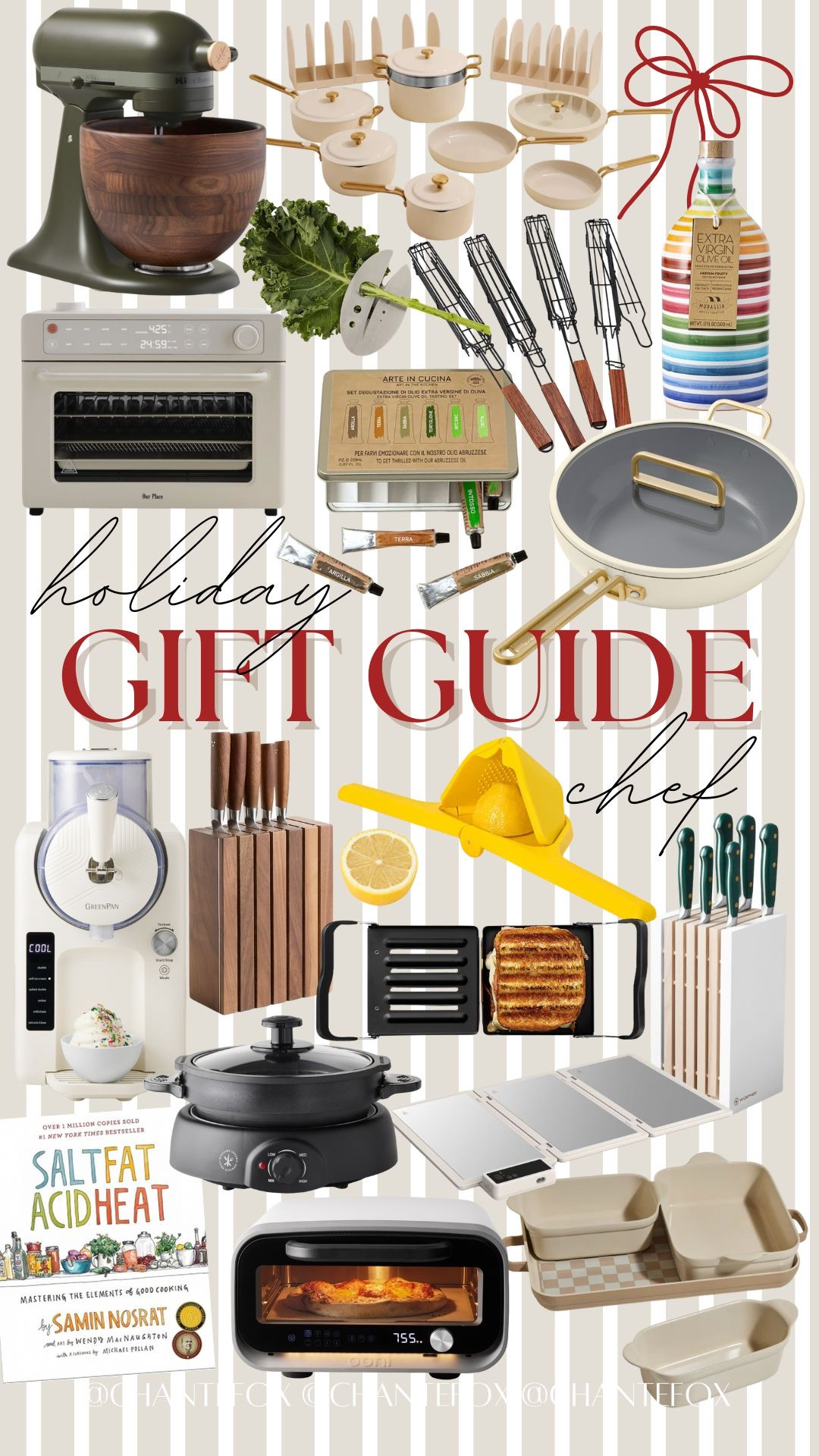 Rounded up the best gifts for the chef in your life — the elevated tools, clever gadgets, and kitchen upgrades that make cooking feel effortless (and the meals taste even better). Perfect for the friend who treats their kitchen like a love language 🍳✨

#chefgifts #kitchengifts #ltkholiday #ltkgiftguide #holidaygifts2025 #homecooking #kitchenessentials #ltkfinds #giftideas2025 #cookinginspo

#LTKGiftGuide #LTKCyberWeek #LTKHome