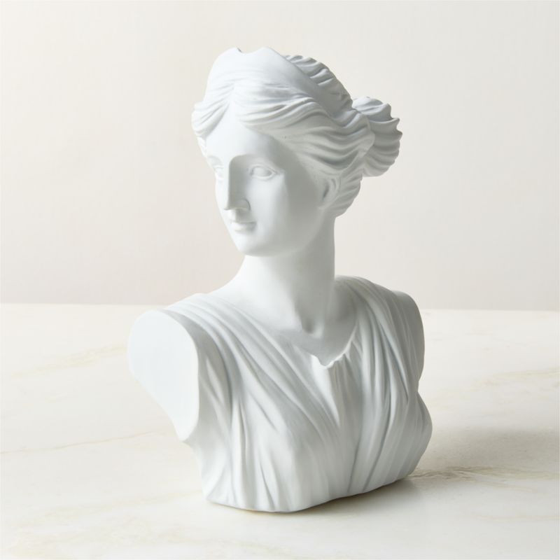 Judith White Small Bust Sculpture | CB2