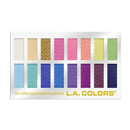 L.A. COLORS 16 Color Matte & Shimmer Eyeshadow Haute | Walmart (US)