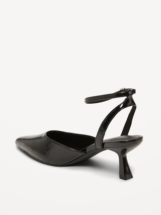 Patent Leather Kitten Heels for Women | Old Navy (US)