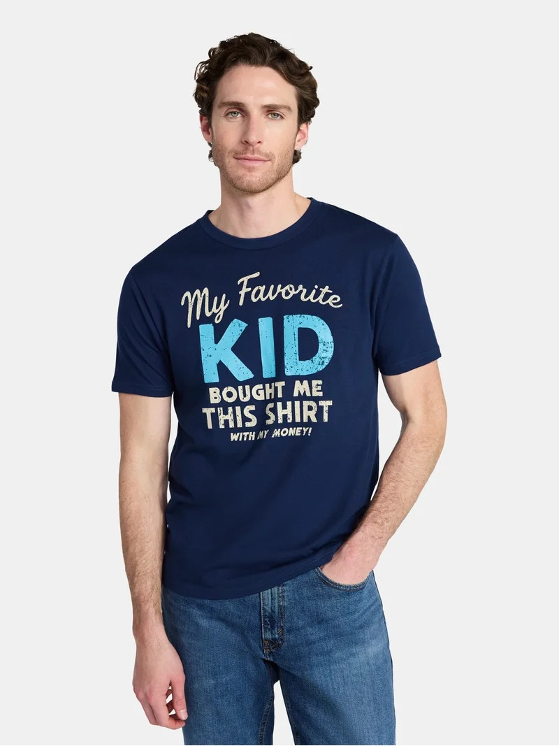Father's Day Men's Smart Purchase Graphic Tee by Way to Celebrate, Sizes XS-5XL | Walmart (US)