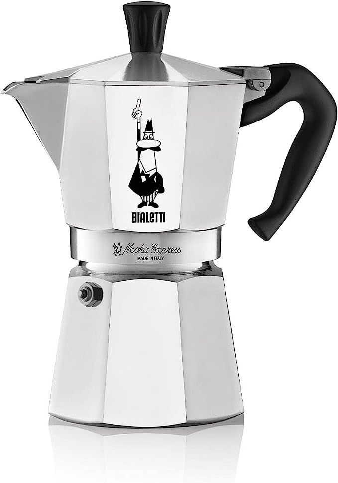 Bialetti Moka Express 6 Cup, 1 EA, silver, 6800 | Amazon (US)
