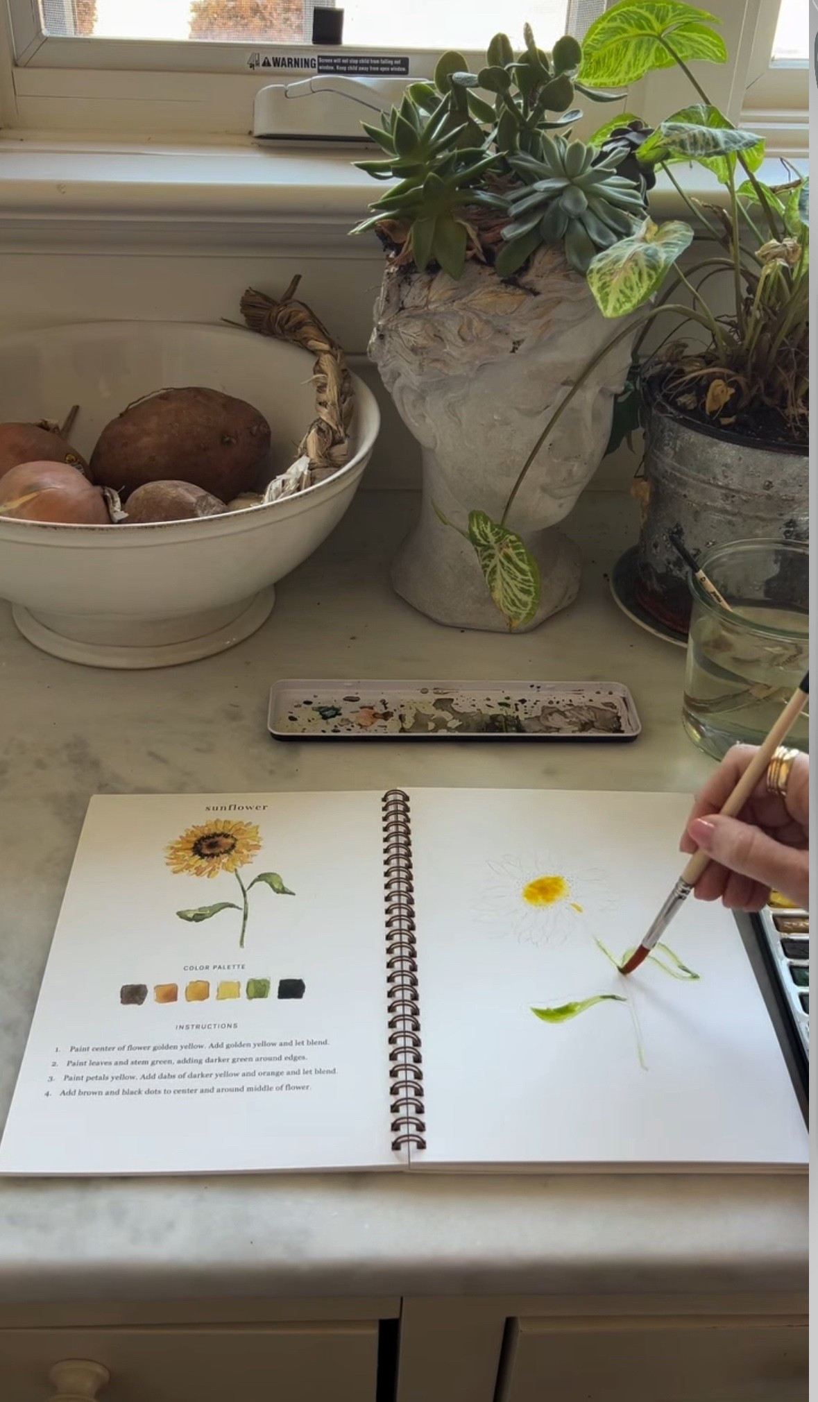 Winter watercolor book. Winter hobby at home. Relaxing self care. 

#LTKOver40 #LTKHome #LTKmorningroutine