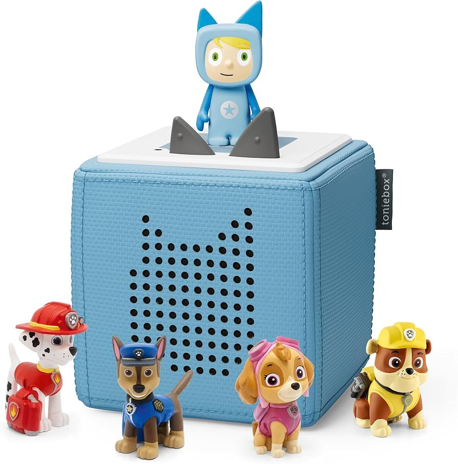 Toniebox Extrapack – Toniebox Starterset Blau mit Kreativtonie + 4 x Paw Patrol Hörfiguren, Au... | Amazon (DE)