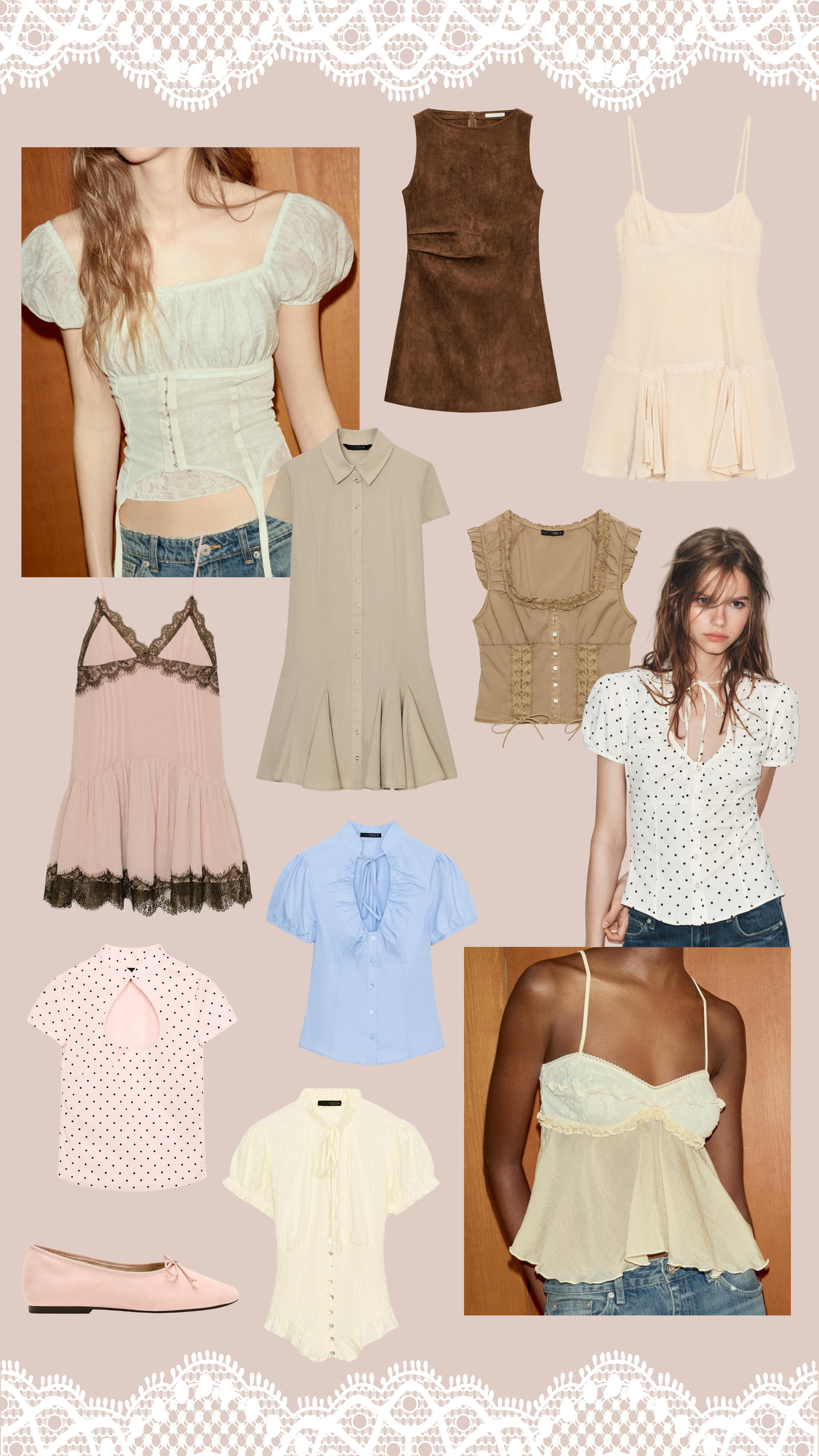 Zara faves this week 🤎

Zara new in, Zara haul, spring outfits, summer outfits, polka dot, cami top, corset top, mini dress, lace dress, spring dress, summer dress 

 #LTKspring #LTKsummer #LTKdresses