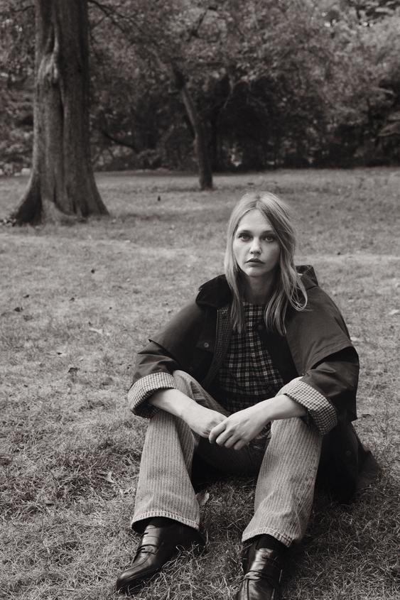 ZW COLLECTION PLAID SCARF SHIRT | Zara US