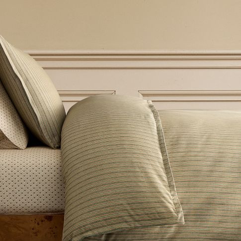 Pierce & Ward Twill Stripe Duvet Cover & Shams | West Elm (US)