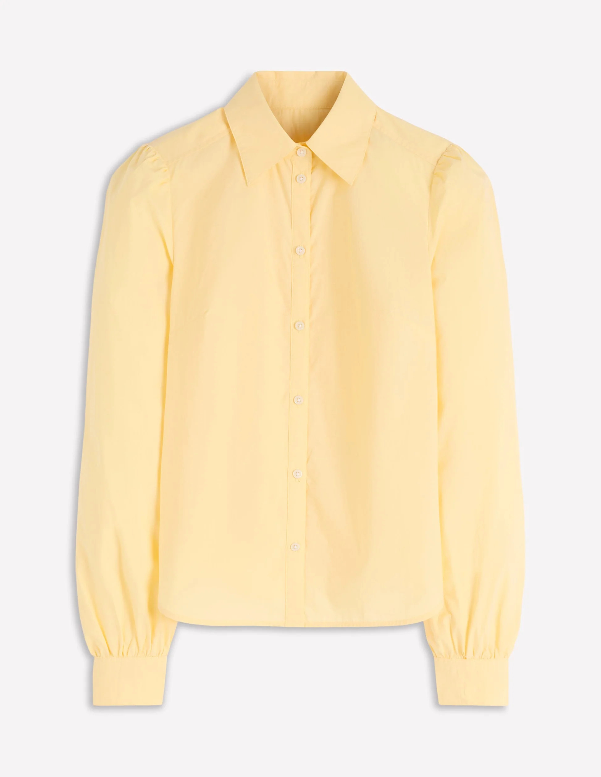 Cara Cotton Shirt-Buttercream | Boden UK