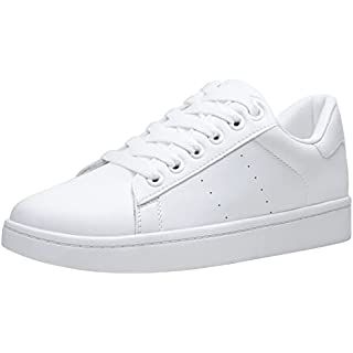 Amazon.com | Vepose Women's Fashion Sneakers 8005 White Memory Foam Arch Support Walking Shoes Sl... | Amazon (US)