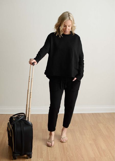 The team has been raving about @frankandeileen travel sets for awhile now, so I thought it was time to see what all the hype was about. This is one of the very few pieces of clothing that everyone who has tried it agrees: it’s the best. My top pick: The Sydney Set. I’m often flying out of chilly Marquette so the long sleeves fit my travel style best. The matching joggers are mid-rise and slightly slouchy with tapered cropped ankles, the perfect length for me. Xo, Scotti #FrankandEileenPartner #WearLoveRepeat

#LTKtravel