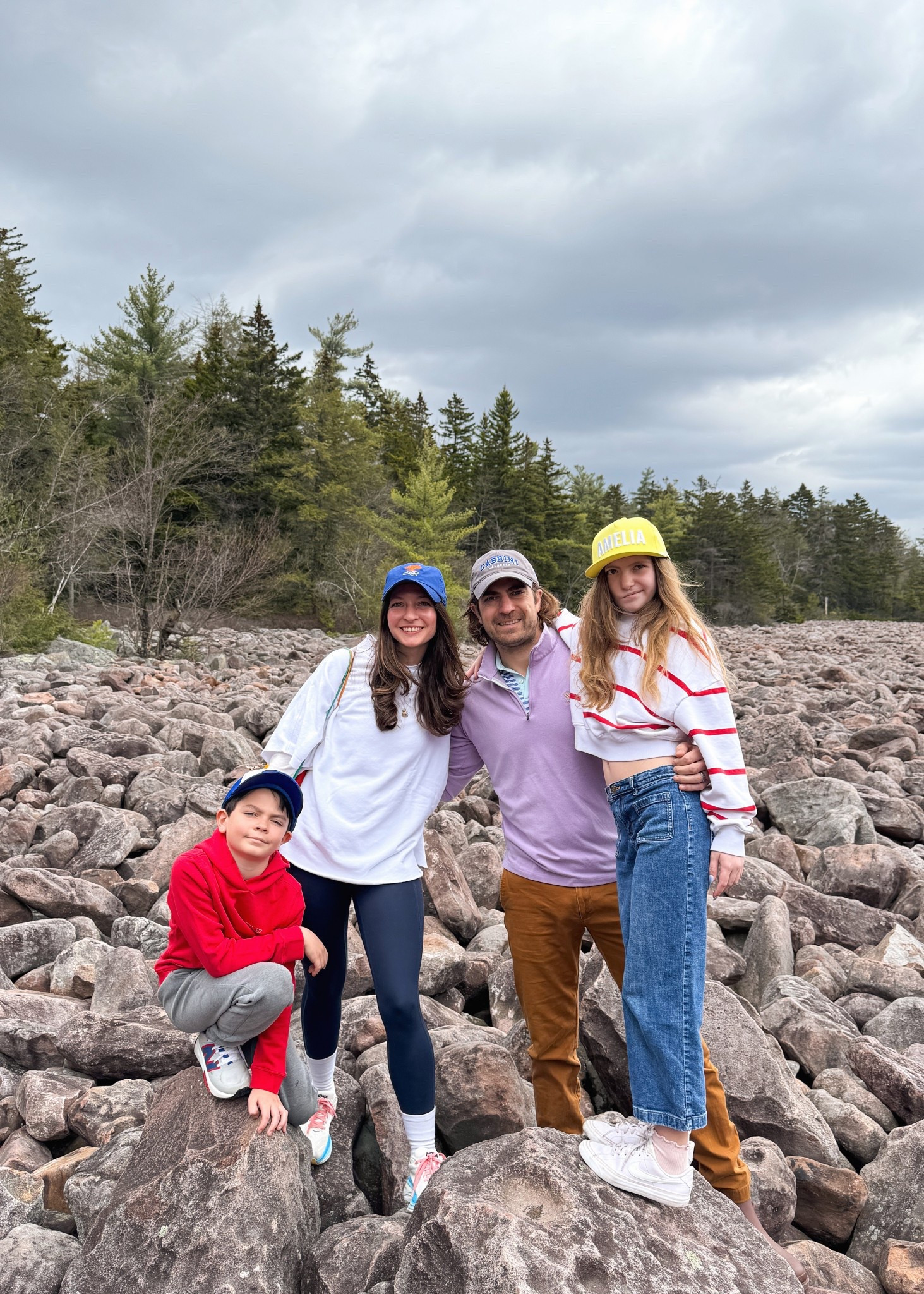 On our second full day in Lake Harmony, we headed to Hickory Run State Park to see Boulder Field & it was probably my favorite place we went. You drive up a very “off-the-beaten-path” trail & once you finally park, you step out to the most incredible expanse of boulders. This area was formed over 20,000 years ago by a glacier & has remained largely untouched since then. 

The kids were making me a little nervous jumping from rock to rock but it was a really cool experience!

Have you been? I was surprised to find something so old & so cool so close to us! 🪨

#LTKKids #LTKstorytime #LTKTravel