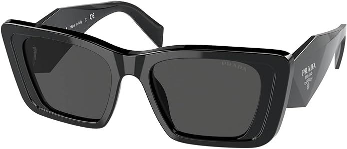 Prada PRADA SYMBOLE PR 08YS Black/Dark Grey 51/18/145 women Sunglasses | Amazon (US)