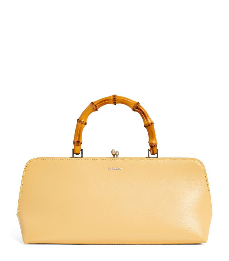 Jil Sander Small Leather Goji Top-Handle Bag | Harrods