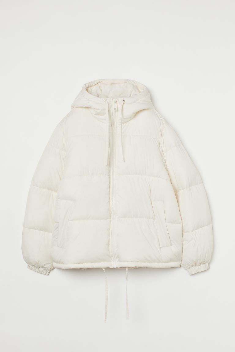 Hooded puffer jacket | H&M (UK, MY, IN, SG, PH, TW, HK)