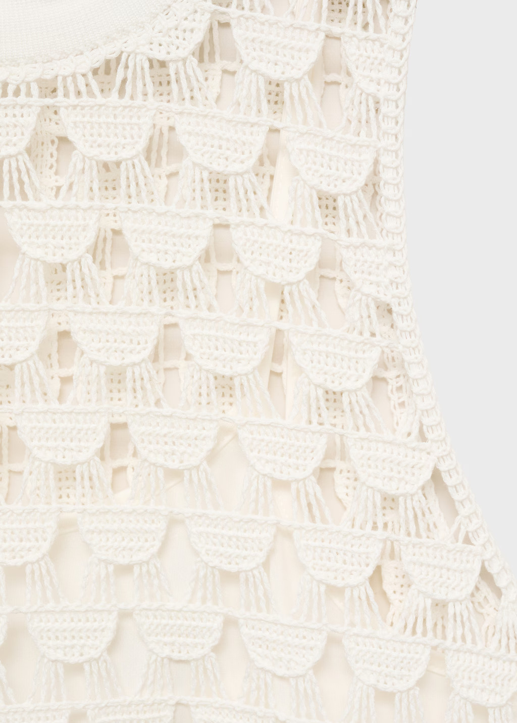 Crochet A-line dress - Women | MANGO United Kingdom | MANGO (UK)