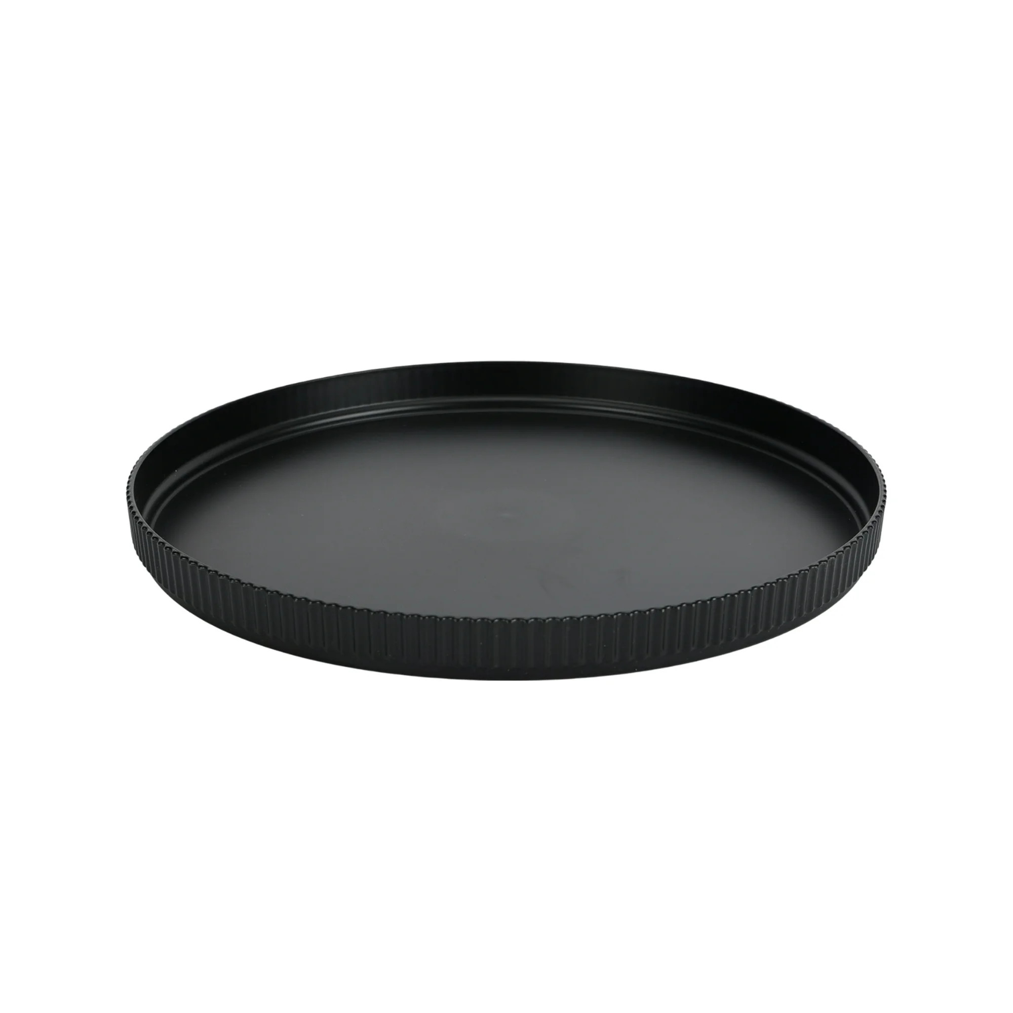 (6 pack) Mainstays - Black Eco-Friendly Recycled Plastic Dinner Plate, 10-Inch | Walmart (US)