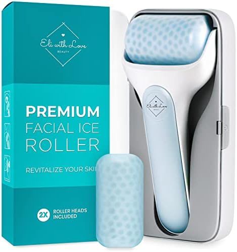 Ice Roller for Face by Eli with Love – Premium Facial Ice Roller with Carry Case and 2X Rollers... | Amazon (US)