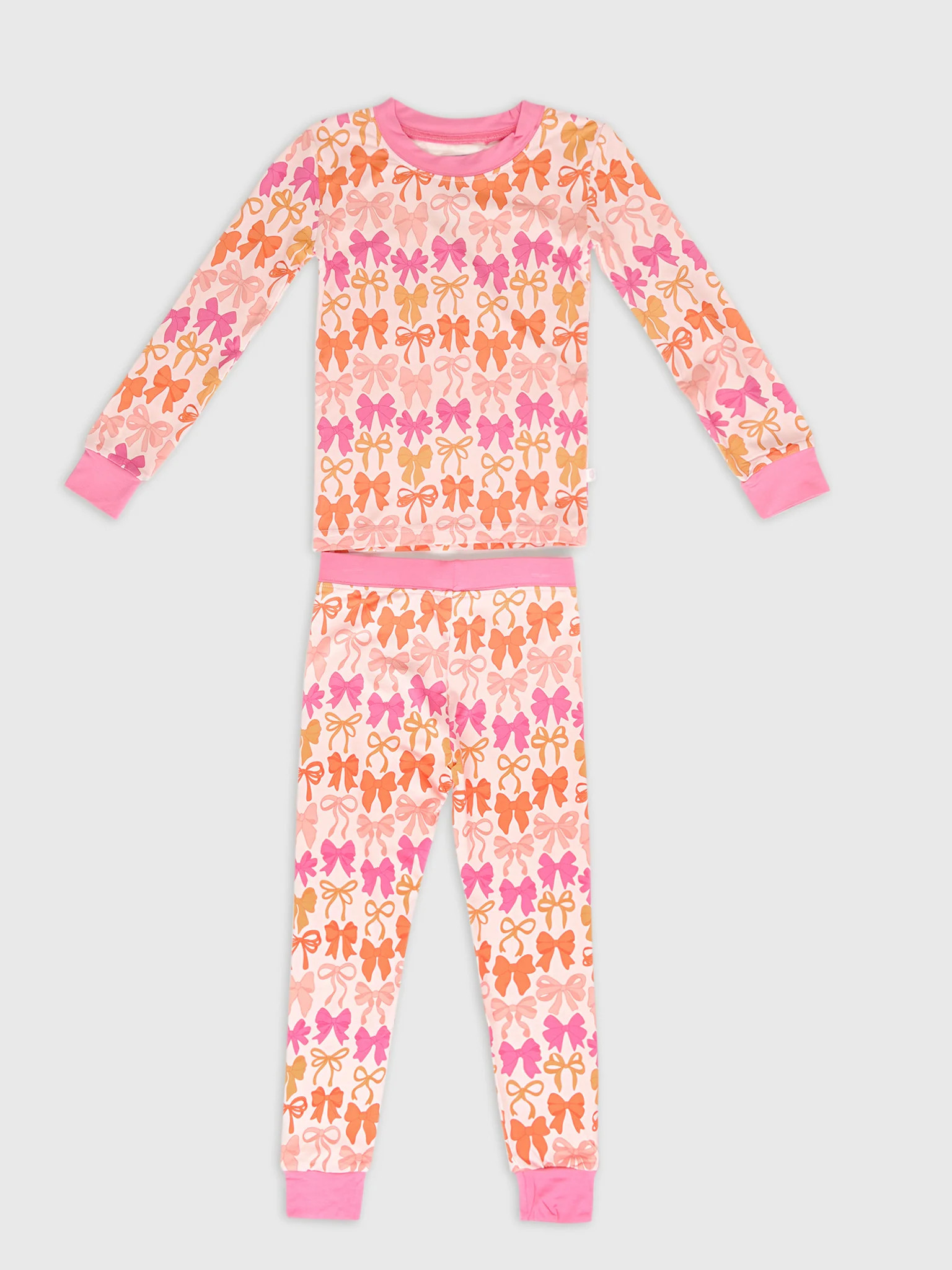 POPPY KIDS CO
                      
                     Girls' Fall Bows Pajama Set | Saint Bernard