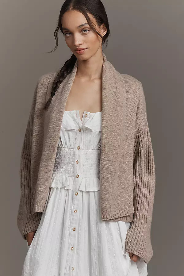 Mariel Cashmere-Blend Cardigan Sweater | Anthropologie (US)