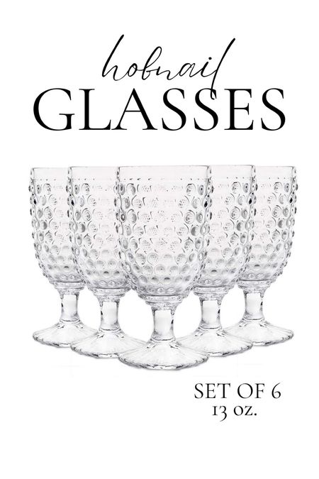 Hobnail glasses set of 6
#hobnail #glassware #amazon 

#LTKhome #LTKunder50 #LTKfamily