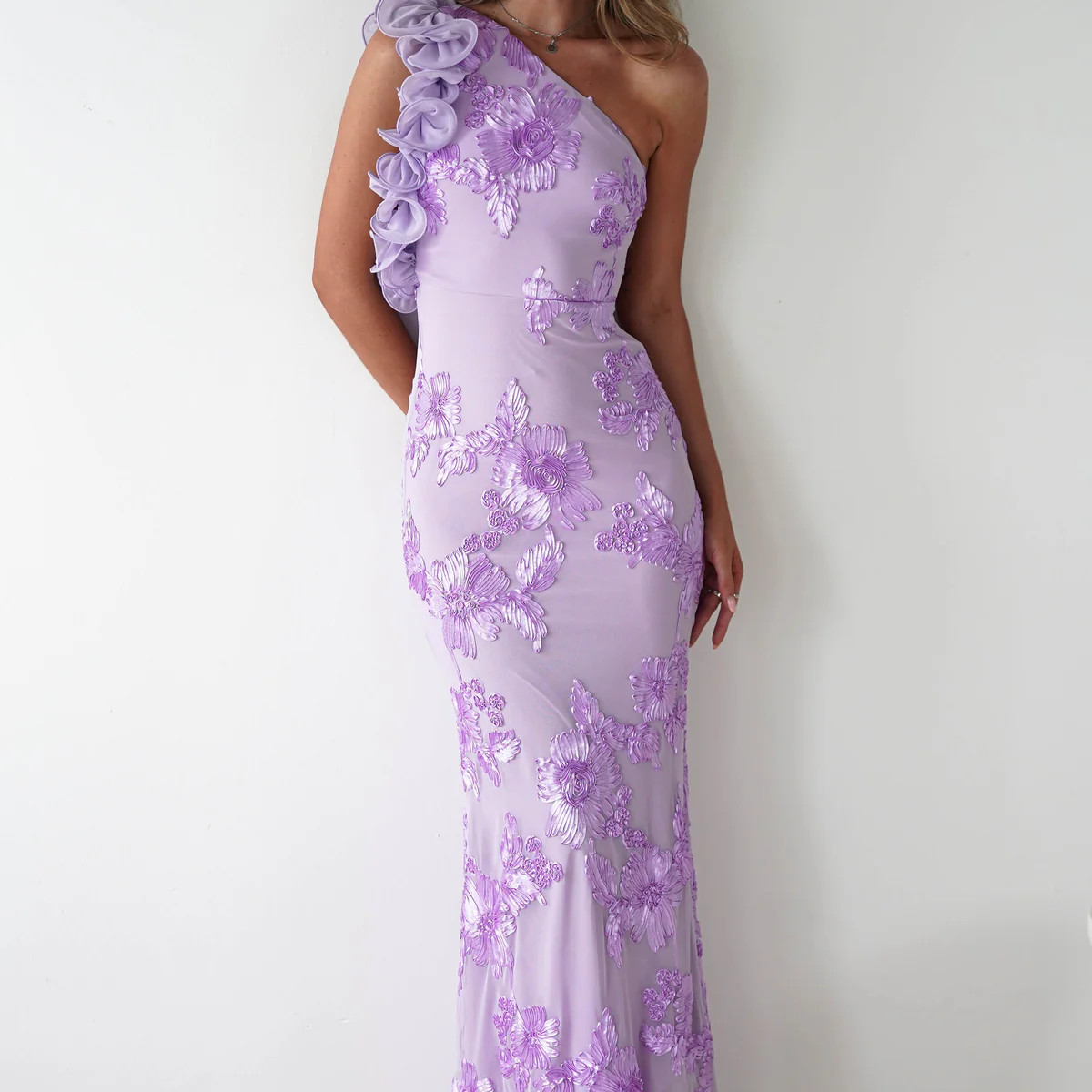 Siren Bodycon Maxi Dress | Lilac | Oh Hello Clothing