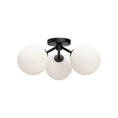 Luanda 3-Light 17.75" Semi Flush Mount | Wayfair North America